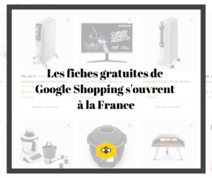 fiches gratuites Google Shopping