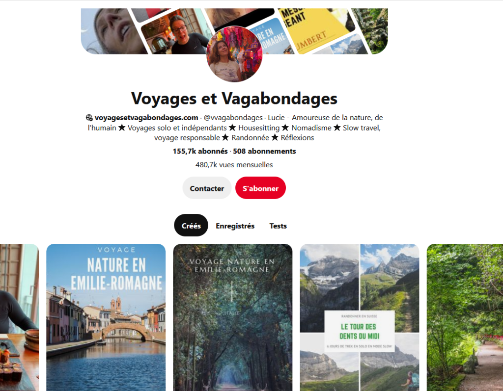 Voyages Vagabondages Pinterest