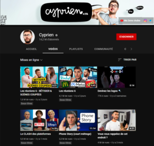 Cyprien Youtube