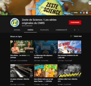 zeste science cnrs youtube