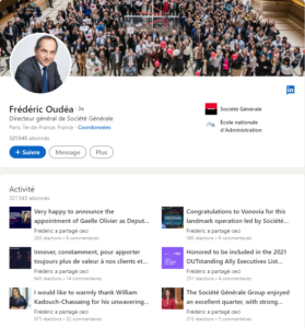 Frederic Oudea LinkedIn