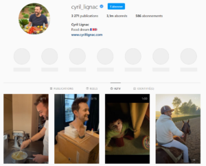 Cyril Lignac Instagram