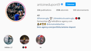 Antoine Dupont Instagram