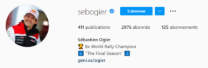 Sébastien Ogier Instagram
