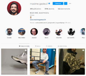 Maxime Gasteuil Instagram