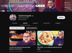 Gastronogeek YouTube