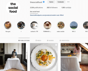 social food Instagram